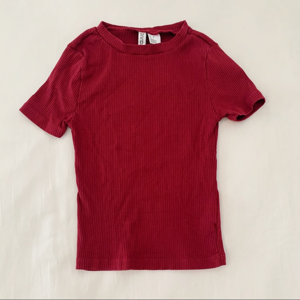 Ribbed Tee